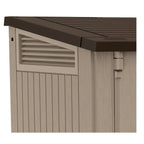 Keter Store It Out Midi Lockable Outdoor Garden Storage Box 880L - Beige/Brown
